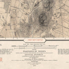 Gettysburg, July 1st, 1863 - Muir Way - Vintage Map
