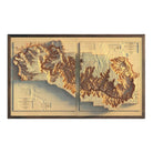 Grand Canyon 1948 Shaded Relief Map - Muir Way - Vintage Relief