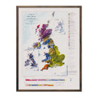 Great Britain and Northern Ireland 1966 Shaded Relief Map