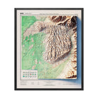 Great Sand Dunes National Park 1967 Shaded Relief Map - Muir Way - Vintage Relief