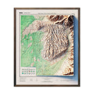 Great Sand Dunes National Park 1967 Shaded Relief Map - Muir Way - Vintage Relief