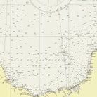 Gulf of Mexico Nautical Chart 1947 - Muir Way - Vintage Map
