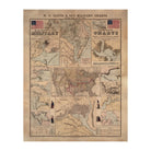 H.H. Lloyd Military Charts of Strategic Places of Interest - Muir Way - Vintage Map