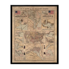 H.H. Lloyd Military Charts of Strategic Places of Interest - Muir Way - Vintage Map
