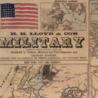 H.H. Lloyd Military Charts of Strategic Places of Interest - Muir Way - Vintage Map