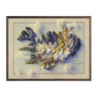Iceland 1901 Shaded Relief Map - Muir Way - Vintage Relief