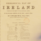 Ireland 1878 Shaded Relief Map - Muir Way - Vintage Relief