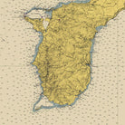 Guam Nautical Chart 1948 - Muir Way - Vintage Map