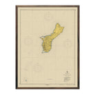 Guam Nautical Chart 1948 - Muir Way - Vintage Map