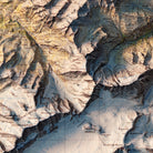 Jungfrau 1956 Shaded Relief Map - Muir Way - Vintage Relief