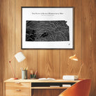 Kansas Hydrological Map - Muir Way - Hydrology