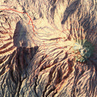 Kilimanjaro 1978 Shaded Relief Map - Muir Way - Vintage Relief