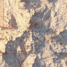 Lassen Volcanic National Park 1929 Shaded Relief Map - Muir Way - Vintage Relief