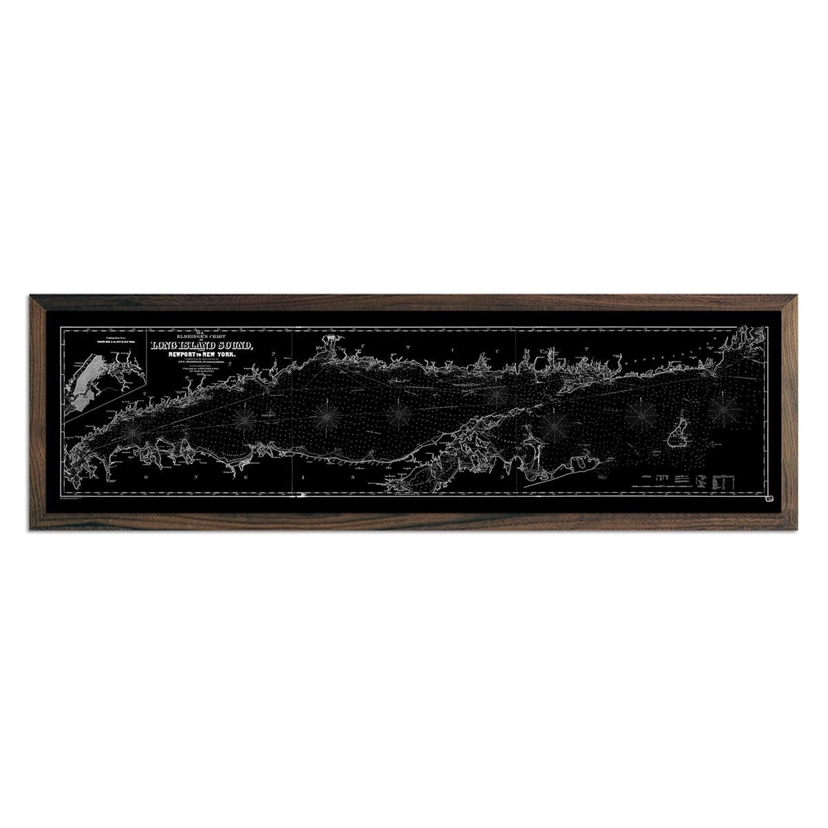 Long Island Sound Nautical Chart 1899 Muir Way