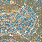 Luxembourg City 1961 Map - Muir Way - Vintage Map
