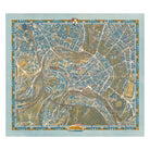 Luxembourg City 1961 Map - Muir Way - Vintage Map