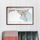 Maryland 1973 3D Raised Relief Map - Muir Way - 3D