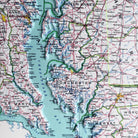 Maryland 1973 3D Raised Relief Map - Muir Way - 3D