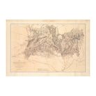 Map of the Battlefield of Bull Run - Muir Way - Vintage Map