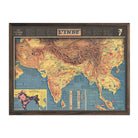 India 1942 Map - Muir Way - Vintage Map