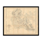 Map of the Battle Fields of Wilderness - Muir Way - Vintage Map