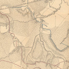 Map of the Battle Fields of Wilderness - Muir Way - Vintage Map