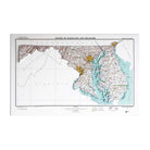 Maryland 1973 3D Raised Relief Map - Muir Way - 3D