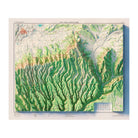Mesa Verde National Park 1967 Shaded Relief Map - Muir Way - Vintage Relief