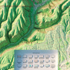 Mesa Verde National Park 1967 Shaded Relief Map - Muir Way - Vintage Relief