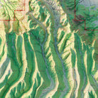 Mesa Verde National Park 1967 Shaded Relief Map - Muir Way - Vintage Relief