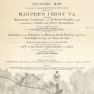 Military Map of Harper's Ferry, VA - Muir Way - Vintage Map