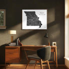 Missouri Hydrological Map - Muir Way - Hydrology