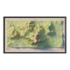 Mt. Katahdin 1988 Shaded Relief Map - Muir Way - Vintage Relief