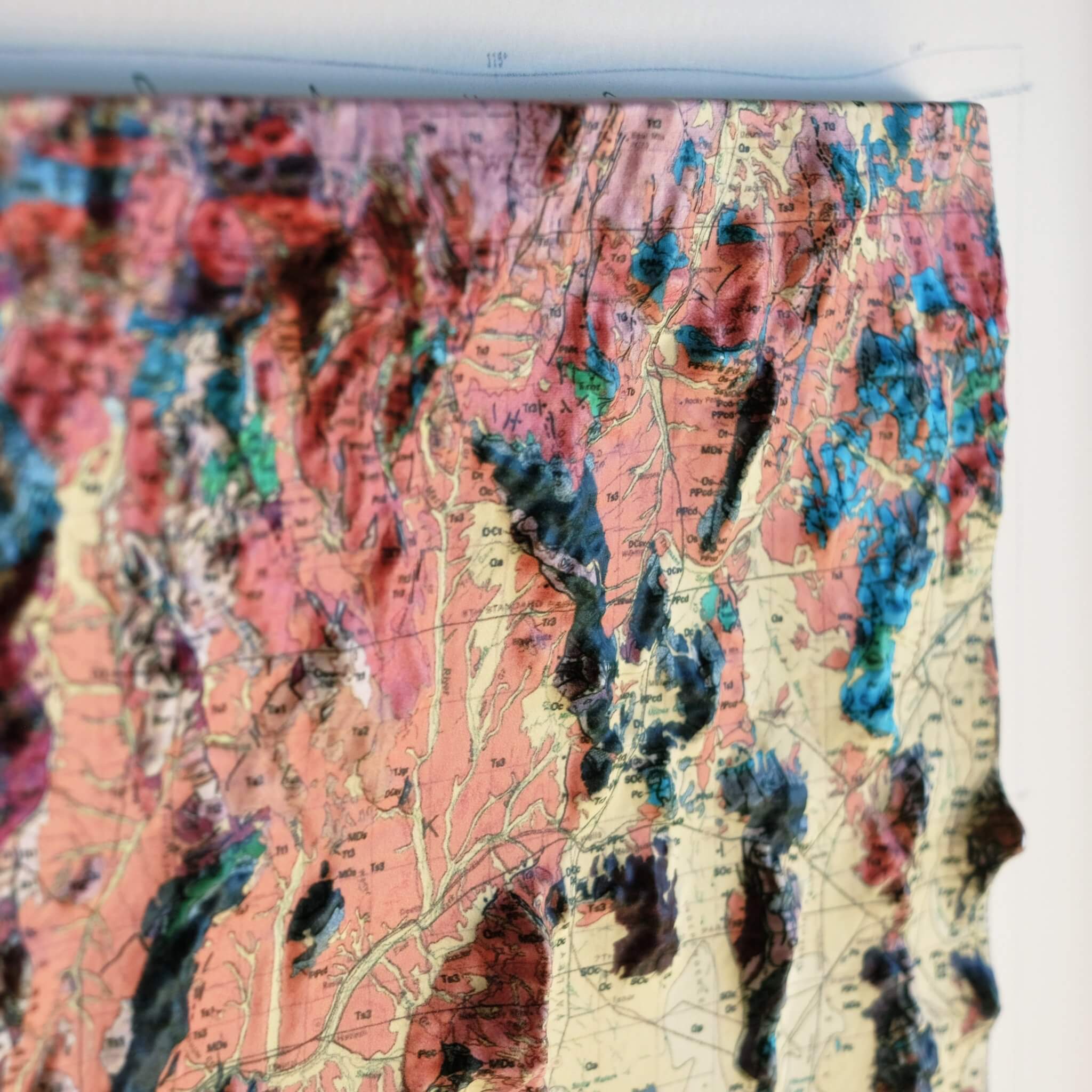 Nevada 1978 3D Raised Relief Map - Muir Way - 3D