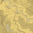 New Orleans to Calcasieu River East Section Nautical Chart 1939 - Muir Way - Vintage Map
