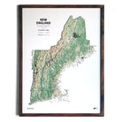 New England 3D Raised Relief Map - Muir Way - Natural Atlas