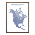 Hydrological Map of North America - Muir Way - Hydrology