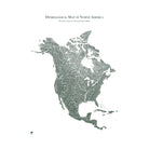 Hydrological Map of North America - Muir Way - Hydrology