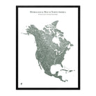 Hydrological Map of North America - Muir Way - Hydrology