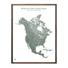 Hydrological Map of North America - Muir Way - Hydrology