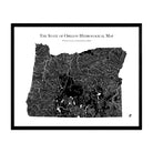 Oregon Hydrological Map - Muir Way - Hydrology
