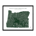 Oregon Hydrological Map - Muir Way - Hydrology