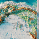 Panama 1928 Shaded Relief Map - Muir Way - Vintage Relief