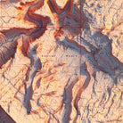 Paradox Valley, Colorado 1960 Shaded Relief Map - Muir Way - Vintage Relief