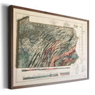Pennsylvania 1931 3D Raised Relief Map - Muir Way - 3D