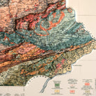 Pennsylvania 1931 3D Raised Relief Map - Muir Way - 3D