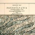 Pennsylvania 1931 3D Raised Relief Map - Muir Way - 3D