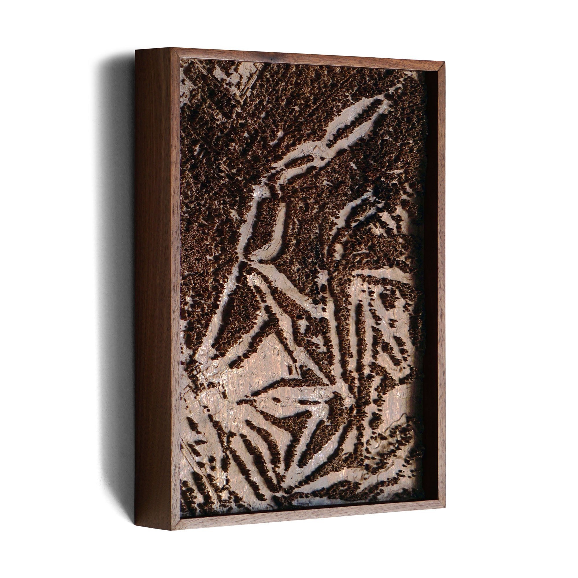 Pinehurst No. 2, North Carolina – 3D Wood - Carved Map - Muir Way - Custom