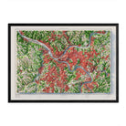 Pittsburgh, Pennsylvania 1960 Shaded Relief Map - Muir Way - Vintage Relief