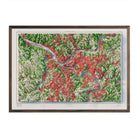 Pittsburgh, Pennsylvania 1960 Shaded Relief Map - Muir Way - Vintage Relief